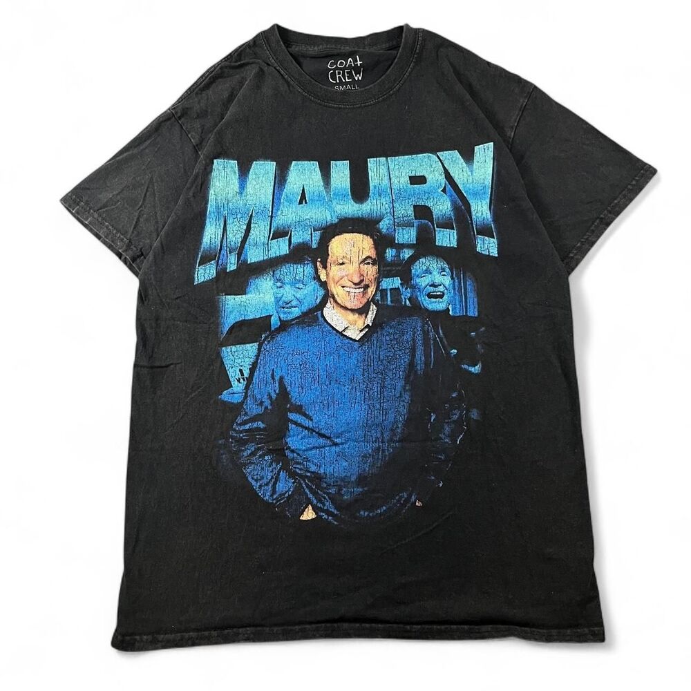 Goat-crew Men's Black and Blue T-shirt
